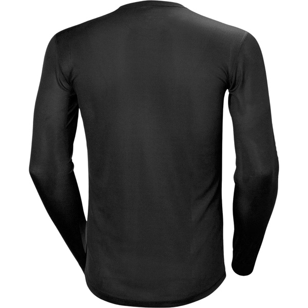 2026 Helly Hansen Lifa Stripe Crew Neck Base Layer Top 48800 - Black